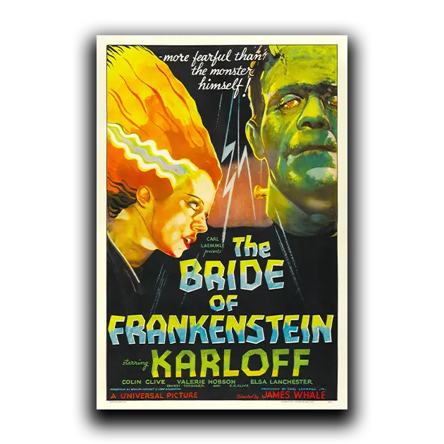 The Bride of Frankenstein movie poster